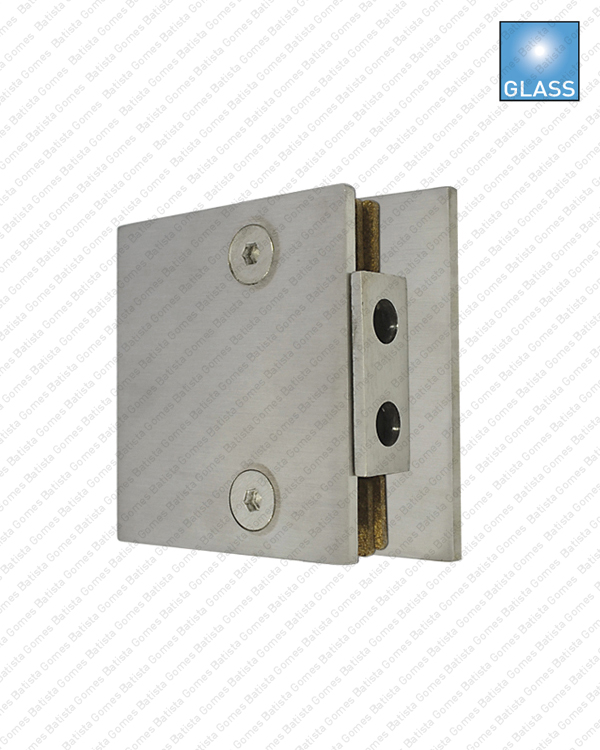 Caixa / Testa com Batente para folha oposta em vidro compat�vel com fechadura F.300V